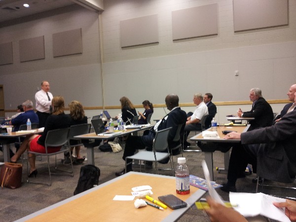 George Budz, director of business operations, 81st Contracting Squadron, provides an overview of “Contracting and Doing Business with the Air Force via NETCENTS” to attendees at the 2013 Military IT Day in New Orleans in April.